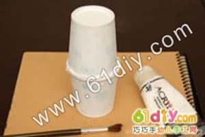 Paper cup bell (kindergarten morning exercise equipment)