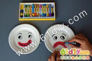 Paper plate CRAFT paper tray clown