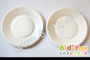 Tray making Thanksgiving message card turkey