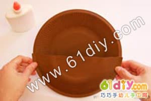 Tray making Thanksgiving message card turkey