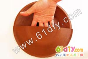 Tray making Thanksgiving message card turkey
