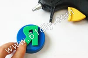 Bottle cap stamp handmade