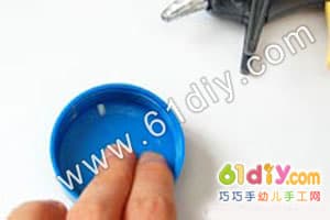 Bottle cap stamp handmade