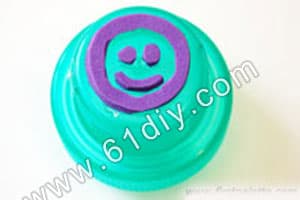 Bottle cap stamp handmade