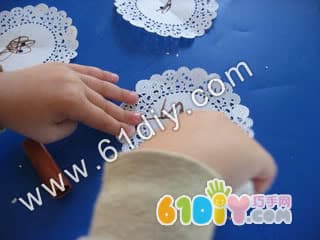 Cake paper flower hanging handmade