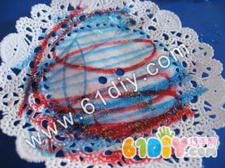 Cake paper flower hanging handmade