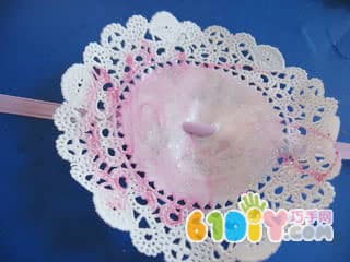 Cake paper flower hanging handmade