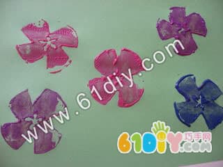 Beautiful Apple Seal Painting Apple Print Flowers