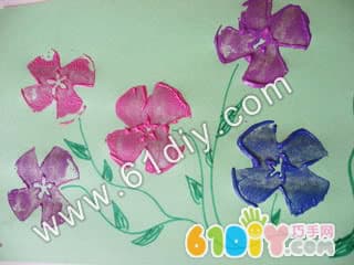 Beautiful Apple Seal Painting Apple Print Flowers