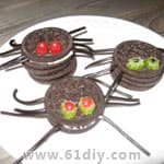 Oreo biscuit spider handmade