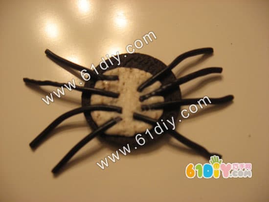 Oreo biscuit spider handmade