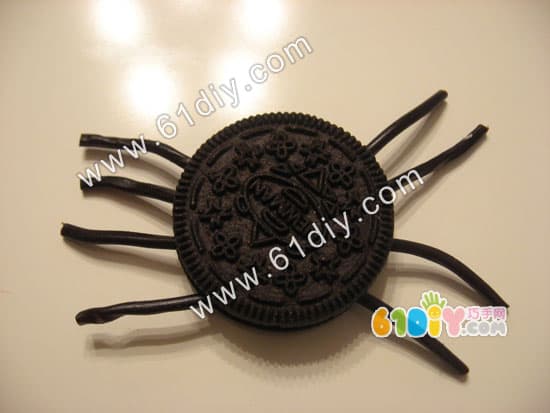 Oreo biscuit spider handmade