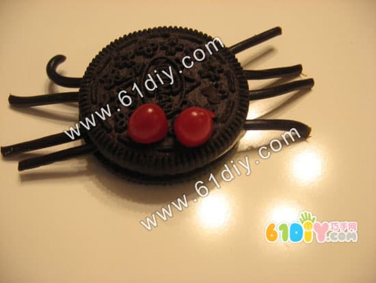 Oreo biscuit spider handmade