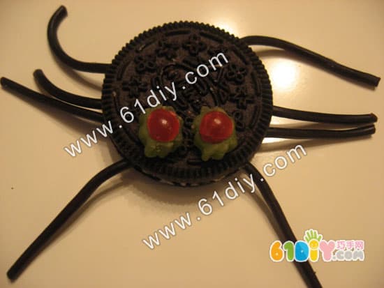 Oreo biscuit spider handmade