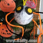 Halloween bubble ball spider