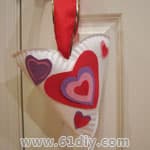 Valentine's Day small handmade (disposable paper plate)