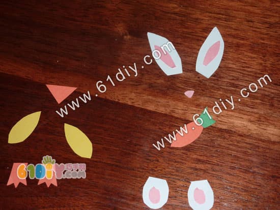 Ice cream stick handmade - bunny and chick