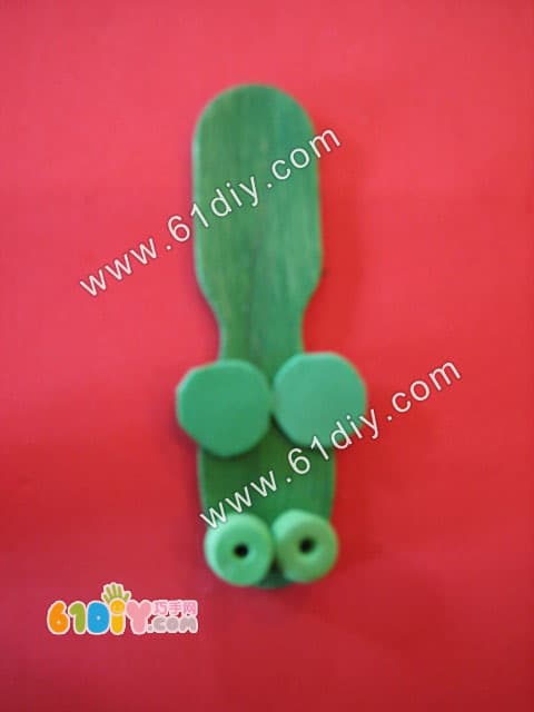 Ice stick crocodile handmade