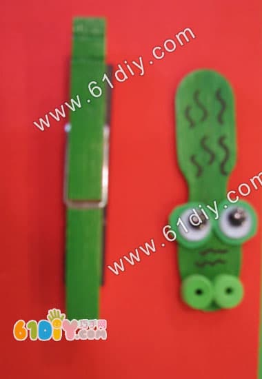 Ice stick crocodile handmade