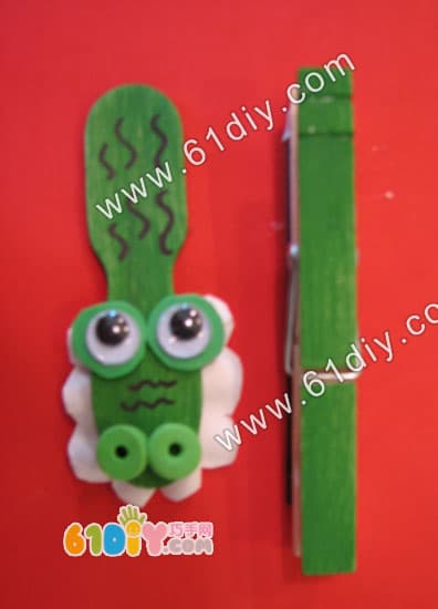 Ice stick crocodile handmade