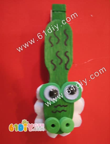 Ice stick crocodile handmade