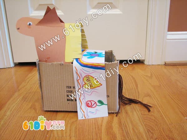 Waste carton making pony