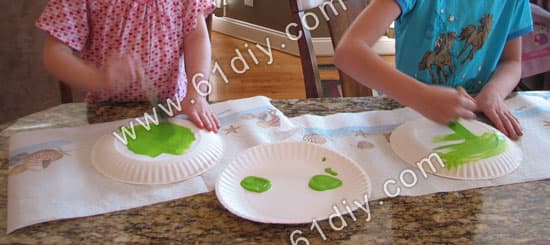 Tray handmade - frog
