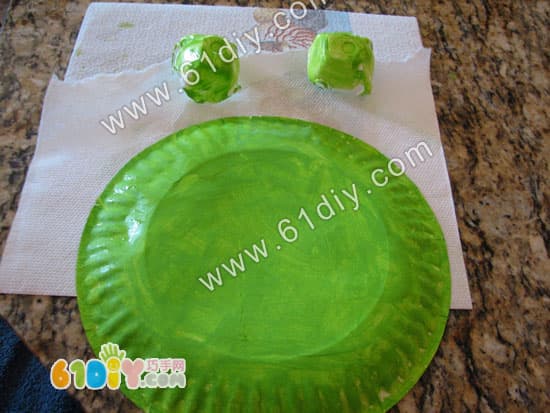 Tray handmade - frog