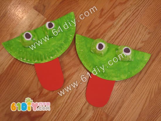 Tray handmade - frog