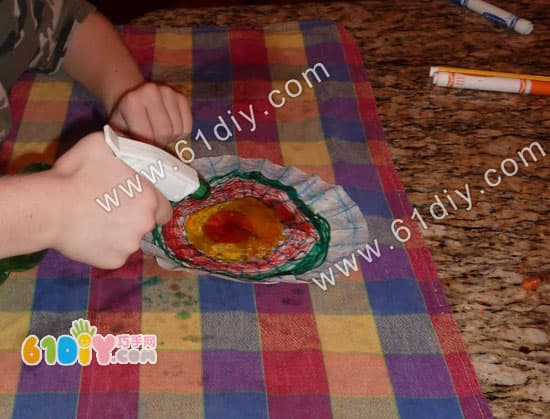 Cake paper handmade - turkey