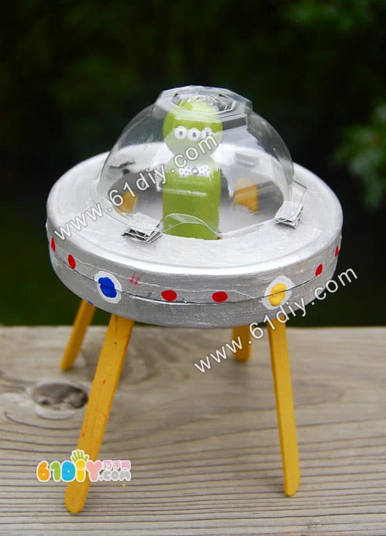 Spacecraft handmade illustration