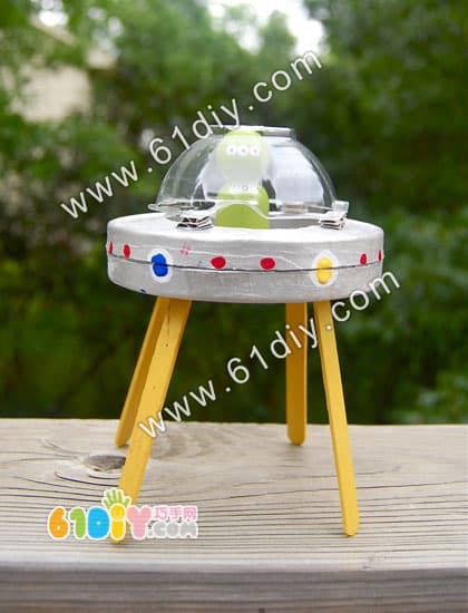 Spacecraft handmade illustration