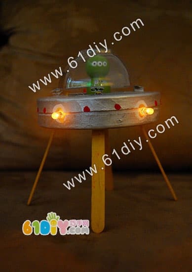 Spacecraft handmade illustration