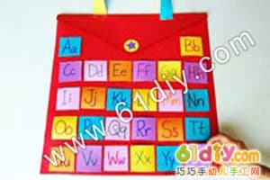 Letter bag handmade