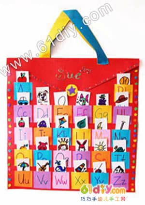 Letter bag handmade