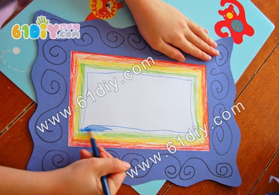 Popsicle stick mini easel