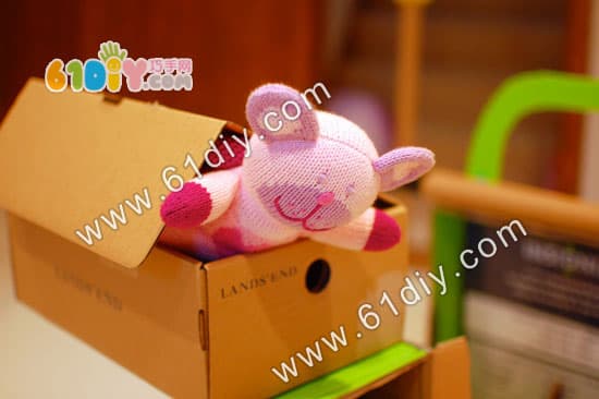 Waste carton making car