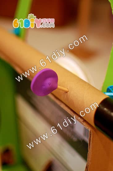 Waste carton making car