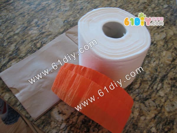 Pumpkin (roll paper handmade)