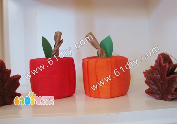 Pumpkin (roll paper handmade)