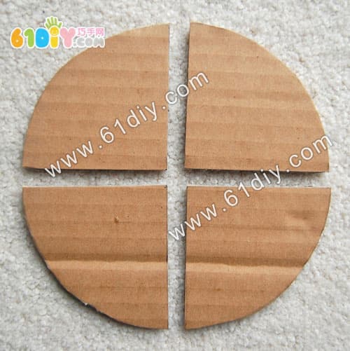 Carton handmade pizza