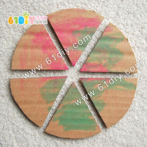 Carton handmade pizza