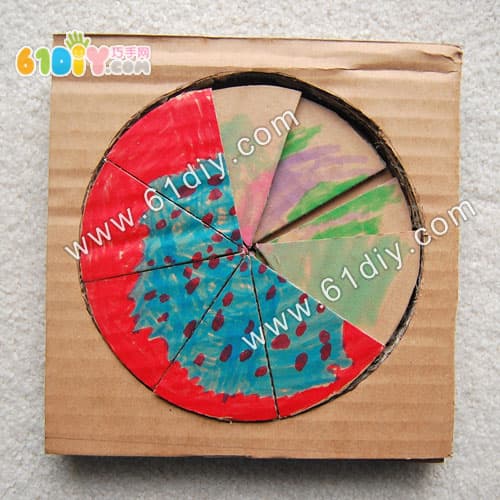 Carton handmade pizza