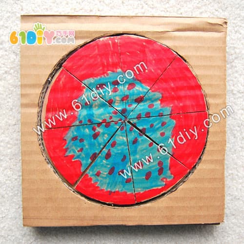 Carton handmade pizza