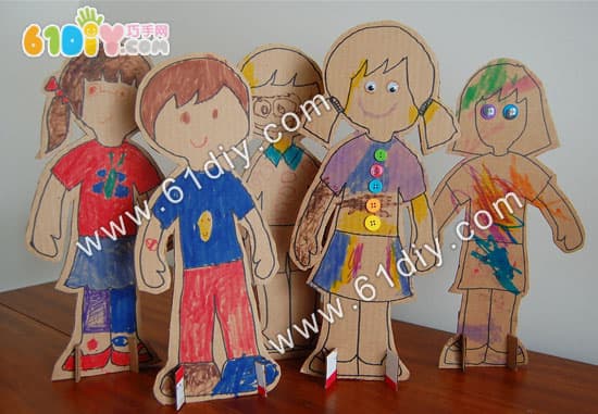 Three-dimensional villain handmade