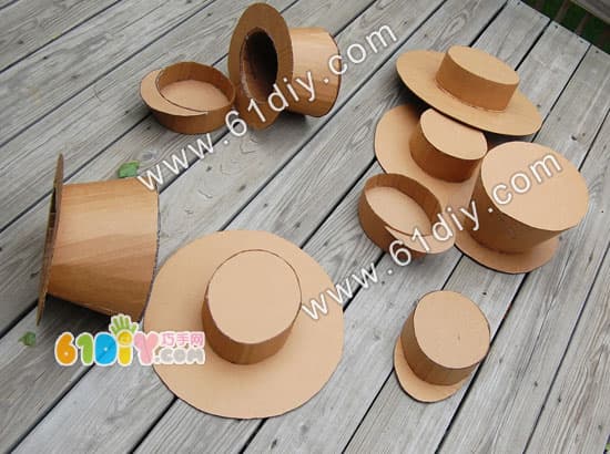 Hat DIY (waste carton handmade)