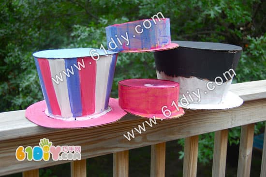 Hat DIY (waste carton handmade)