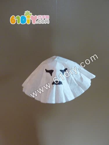 Halloween Handmade - Cake Paper Making Ghosts