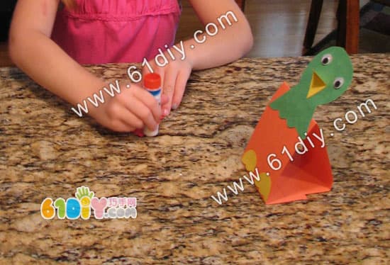 Three-dimensional bird handmade