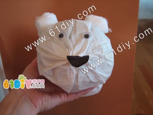 Paper bag cotton group bear making